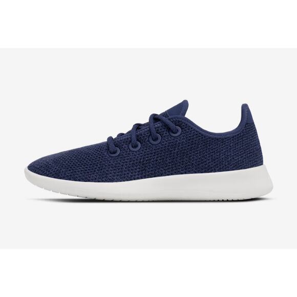 Allbirds men's Tree Runner Breathable Sneaker‎ Shoe size 10 Navy Blue - Picture 2 of 8